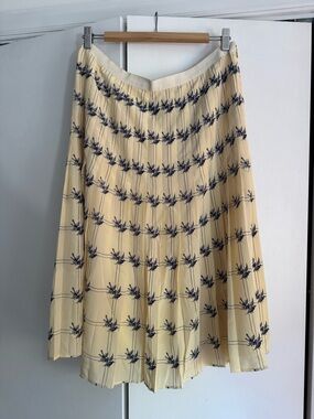 Tory Burch Cream Silk skirt
